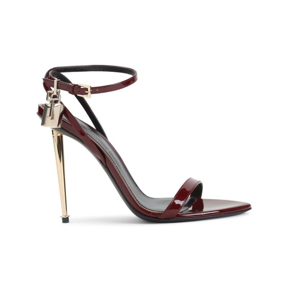 Tom Ford Patent Leather Pointy Naked Sandals Women